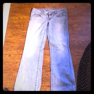 American Eagle size 10 reg light wash